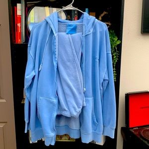 Warm up set baby blue